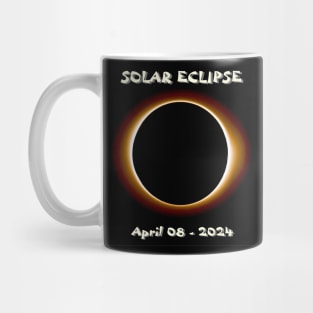 Solar Eclipse April 08 - 2024 Print Mug